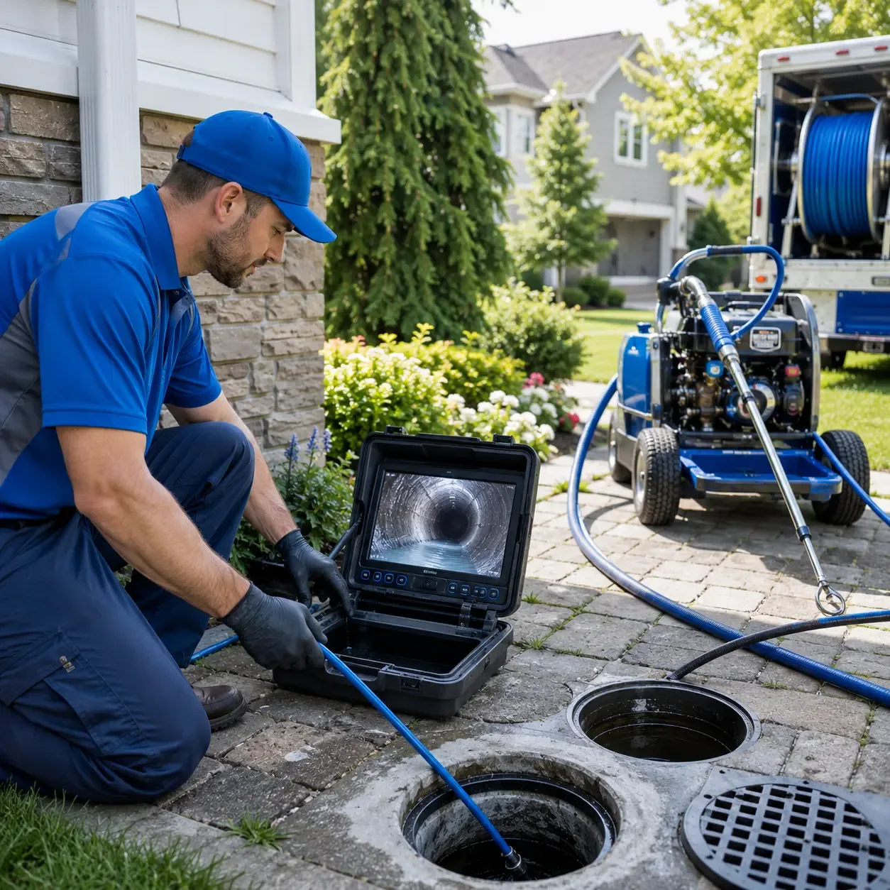 Outdoor drain cleaning professionals serving Penwell, TX
