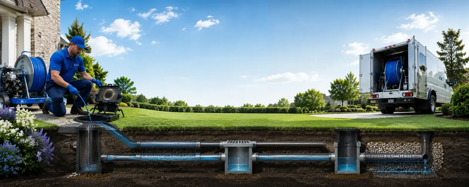 Outdoor drain cleaning information for Penwell, TX